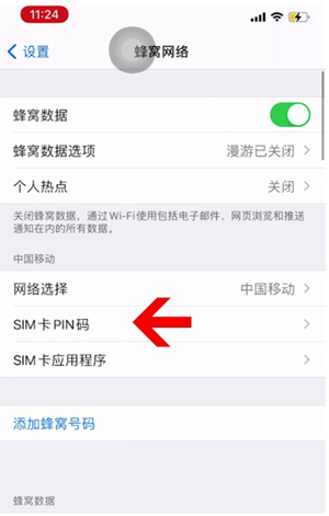 代县苹果14维修网分享如何给iPhone14的SIM卡设置密码 