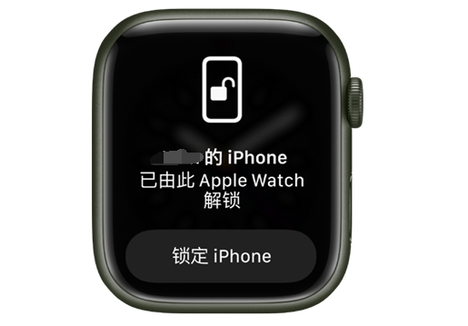 代县苹果手机维修分享用 AppleWatch 解锁配备面容 ID 的 iPhone方法 