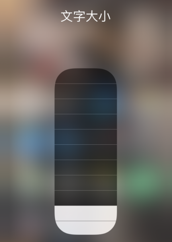 代县苹果手机维修分享小技巧：在 iPhone 控制中心快速调节字体大小 